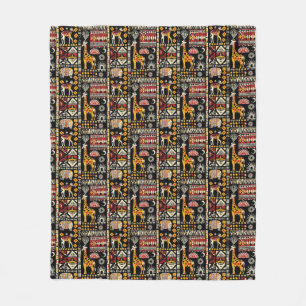 Afrikanische ethnische Verzierung, Stammespatente Fleecedecke