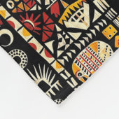 Afrikanische ethnische Verzierung, Stammespatente Fleecedecke (Ecke)