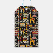 Afrikanische ethnische Verzierung, Stammespatente Geschenkanhänger (Rückseite)