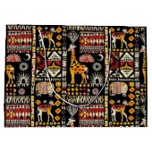 Afrikanische ethnische Verzierung, Stammespatente Große Geschenktüte (Rückseite)