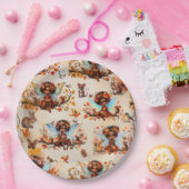 Afrikanische Fairy Enchanted Forest Birthday Party Pappteller (Party)