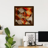 Afrikanische Farben Poster (Heimbüro)