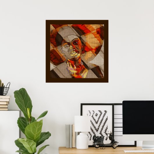 Afrikanische Farben Poster (Heimbüro)