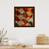 Afrikanische Farben Poster (Küche)