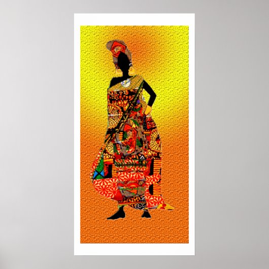 Afrikanische Feier Poster (Vorne)