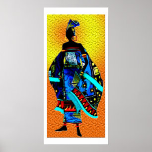 Afrikanische Feier Poster