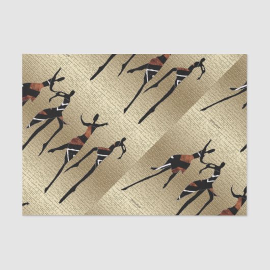 Afrikanische Feier Seidenpapier (Vorderseite)