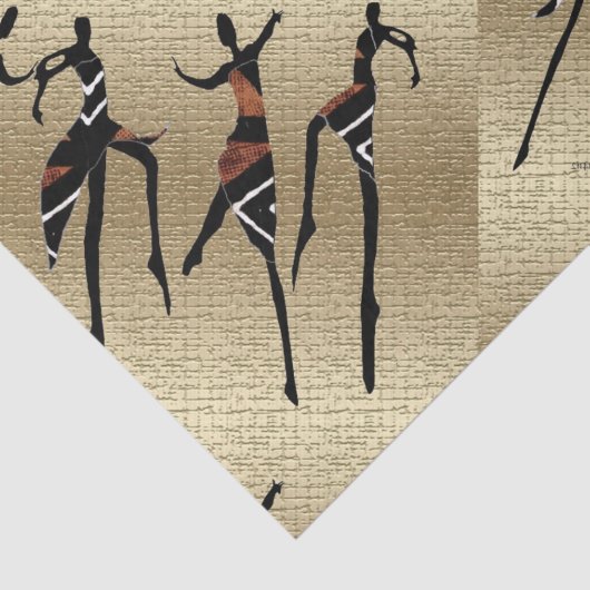 Afrikanische Feier Seidenpapier (Ausschnitt)