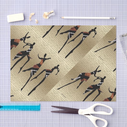 Afrikanische Feier Seidenpapier (Handwerk)