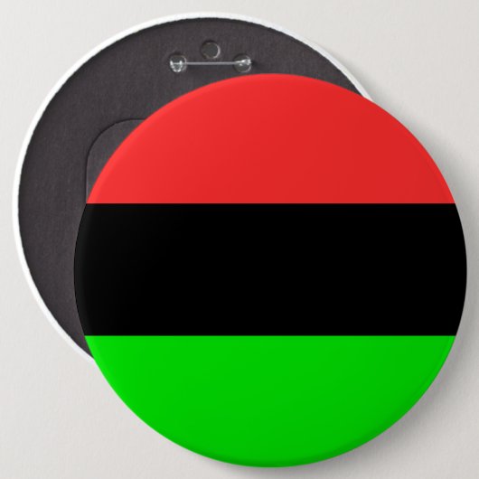 Afrikanische Flagge Button (Vorne & Hinten)