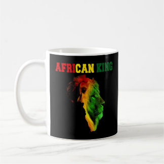 Afrikanische Flagge des Schwarzen Königs Monatsges Kaffeetasse
