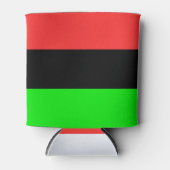 Afrikanische Flagge Dosenkühler (Vorderseite)