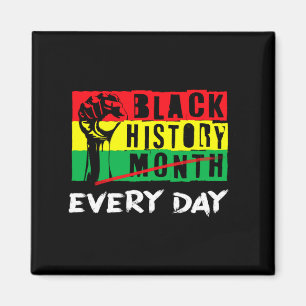Afrikanische Flagge geballte Faust Black History M Magnet