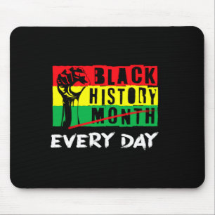 Afrikanische Flagge geballte Faust Black History M Mousepad
