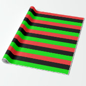 Afrikanische Flagge Geschenkpapier (Ungerollt)