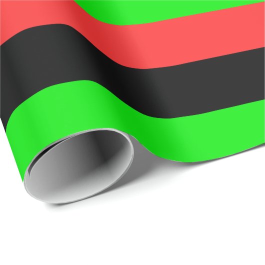 Afrikanische Flagge Geschenkpapier (Rolleneckpunkt)