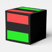 Afrikanische Flagge Geschenkschachtel (Rückseite)