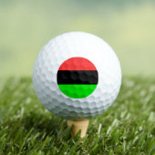 Afrikanische Flagge Golfball (Insitu T-Shirt)