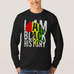 Afrikanische Flagge Ich bin schwarze Geschichte Sc T-Shirt