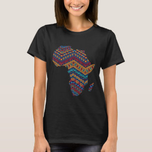 Afrikanische Flagge Kente Tuch schwarzer Stolz Afr T-Shirt
