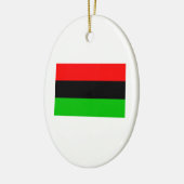 Afrikanische Flagge Keramikornament (Links)