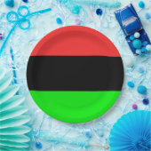 Afrikanische Flagge Pappteller (Party)