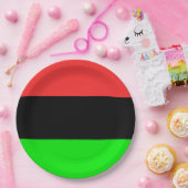 Afrikanische Flagge Pappteller (Party)