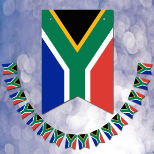Afrikanische Flagge & Party Südafrika Banner / Hoc