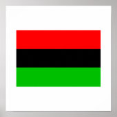 Afrikanische Flagge Poster (Vorne)