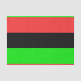 Afrikanische Flagge Seidenpapier
