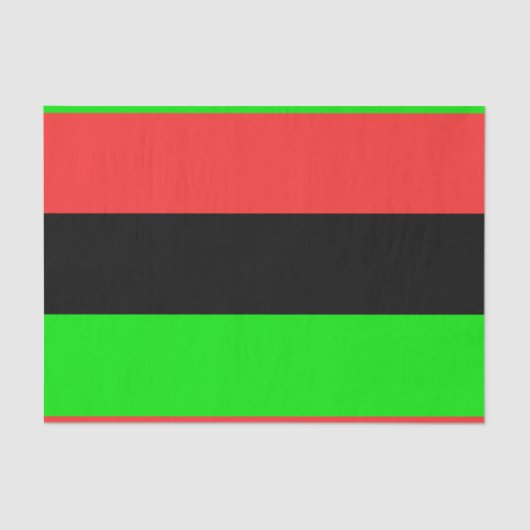 Afrikanische Flagge Seidenpapier (Vorderseite)