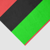 Afrikanische Flagge Seidenpapier (Ausschnitt)