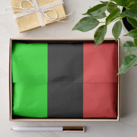 Afrikanische Flagge Seidenpapier (Geschenk)