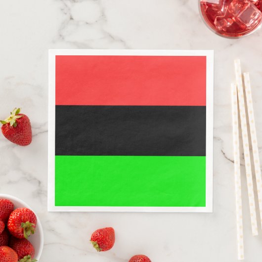 Afrikanische Flagge Serviette (Beispiel)