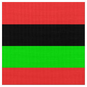 Afrikanische Flagge Stoff (Nahaufnahme)