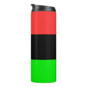 Afrikanische Flagge Thermosbecher (Nach rechts gedreht)