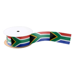 Afrikanische Flagge und südafrikanische Reise, Ur Satinband