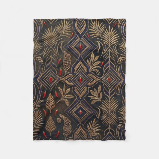 Afrikanische Fleece-Decke Fleecedecke (Vorderseite)