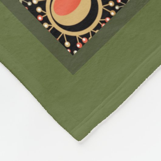 afrikanische Fleecedecke (Ecke)