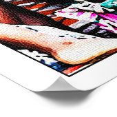 Afrikanische Flüchtlinge Poster (Ecke)