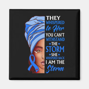 Afrikanische Frau Afro I bin der Sturm Hydrocephal Magnet