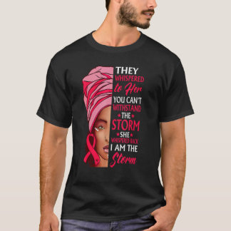 Afrikanische Frau Afro Ich bin der Sturm Epidermol T-Shirt