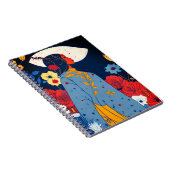 Afrikanische Frau Boho Art Notizblock (Rechte Seite)