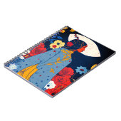 Afrikanische Frau Boho Art Notizblock (Linke Seite)