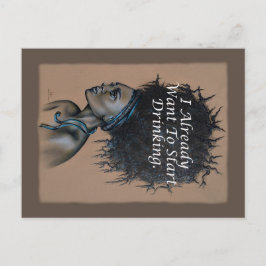 Afrikanische Frau, die ich bereits Gewollt habe, z Postkarte