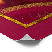 Afrikanische Frau mit Candles Modern Canvas Print Poster (Ecke)