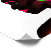 Afrikanische Frau mit farbenprächtigen Turban Poster (Ecke)