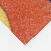 Afrikanische Frau mit traditionellem Wachs Fleecedecke (Ecke)