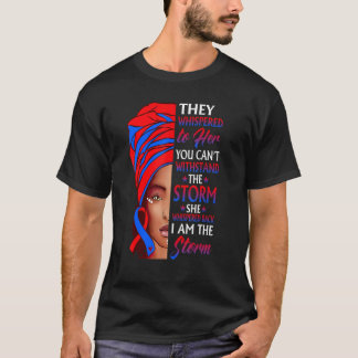 Afrikanische Frau, nachdem ich die Storm-Peripheri T-Shirt