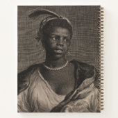 Afrikanische Frau Notizblock (Rückseite)